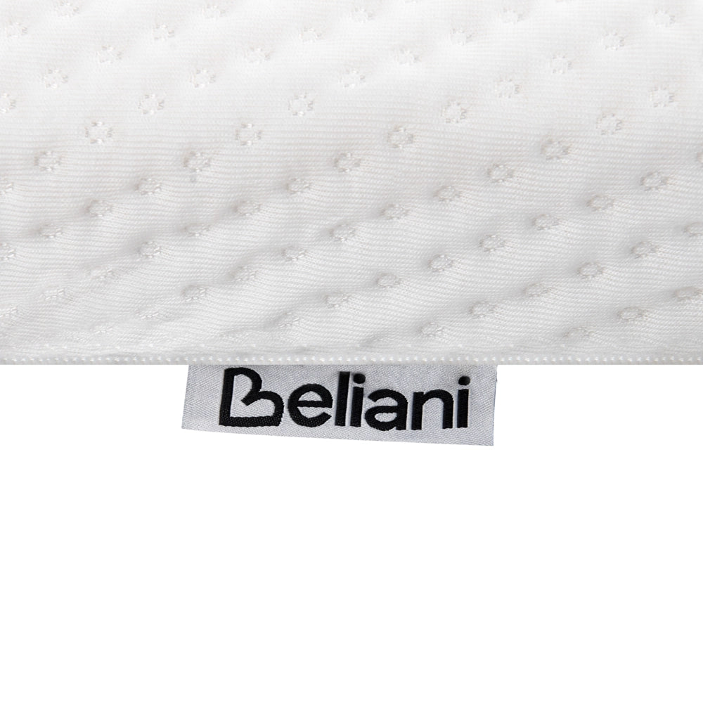 Coprimaterasso in schiuma bianca 140 x 200 cm comfort morbidezza