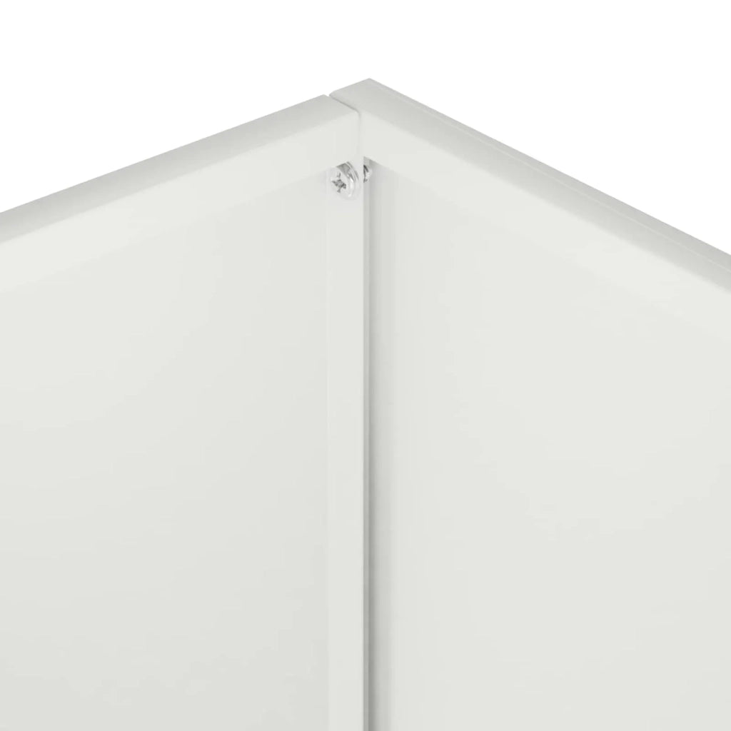 Vaso da giardino 2 pz Bianco 60 x 40 x 50 cm 8005697