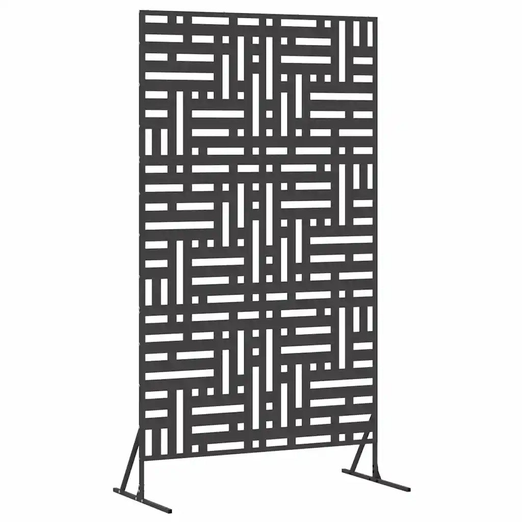 Schermo per Privacy Nero 100 x 50 x 180 cm Acciaio 868549