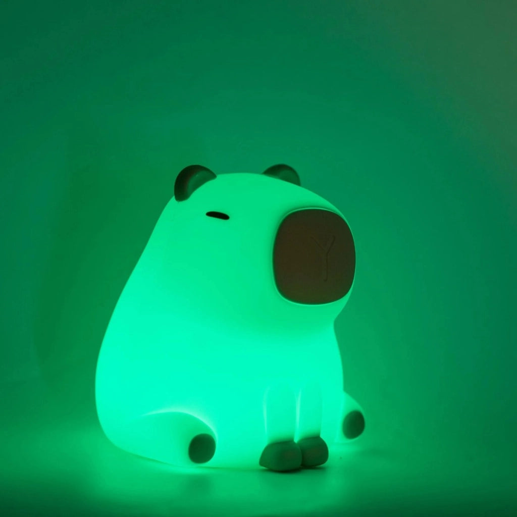 Lampada notte LED 1W RGB Capibara ricaricabile USB‑C Polux