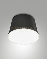 ARMANDA ILLUMINATORE NERO A LED 3W 3000K 320LM DIMMERABILE E ORIENTABILE RICARICABILE IP54