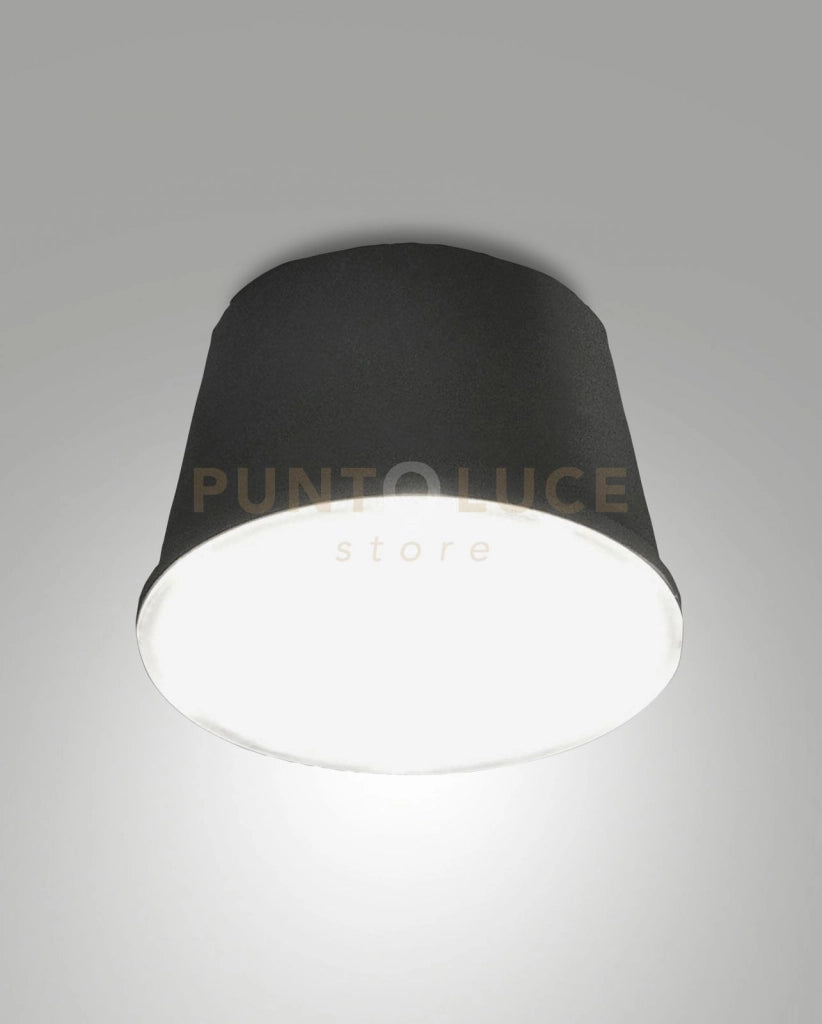ARMANDA ILLUMINATORE NERO A LED 3W 3000K 320LM DIMMERABILE E ORIENTABILE RICARICABILE IP54