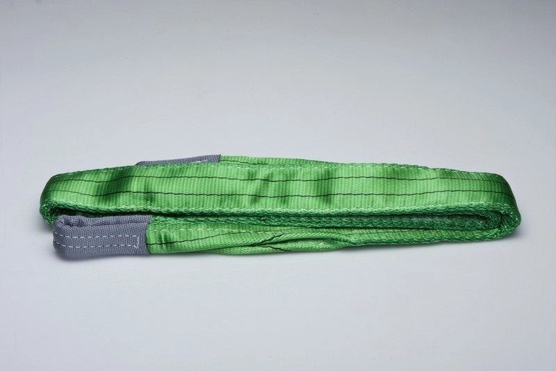 Cinghia sollevamento 60mm 3m 2 ton doppio strato verde per carichi pesanti