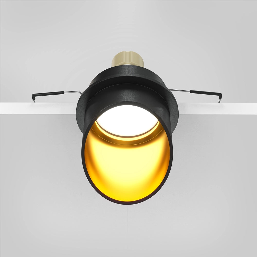 Maytoni Lipari faretto incasso soffitto nero GU10 35W