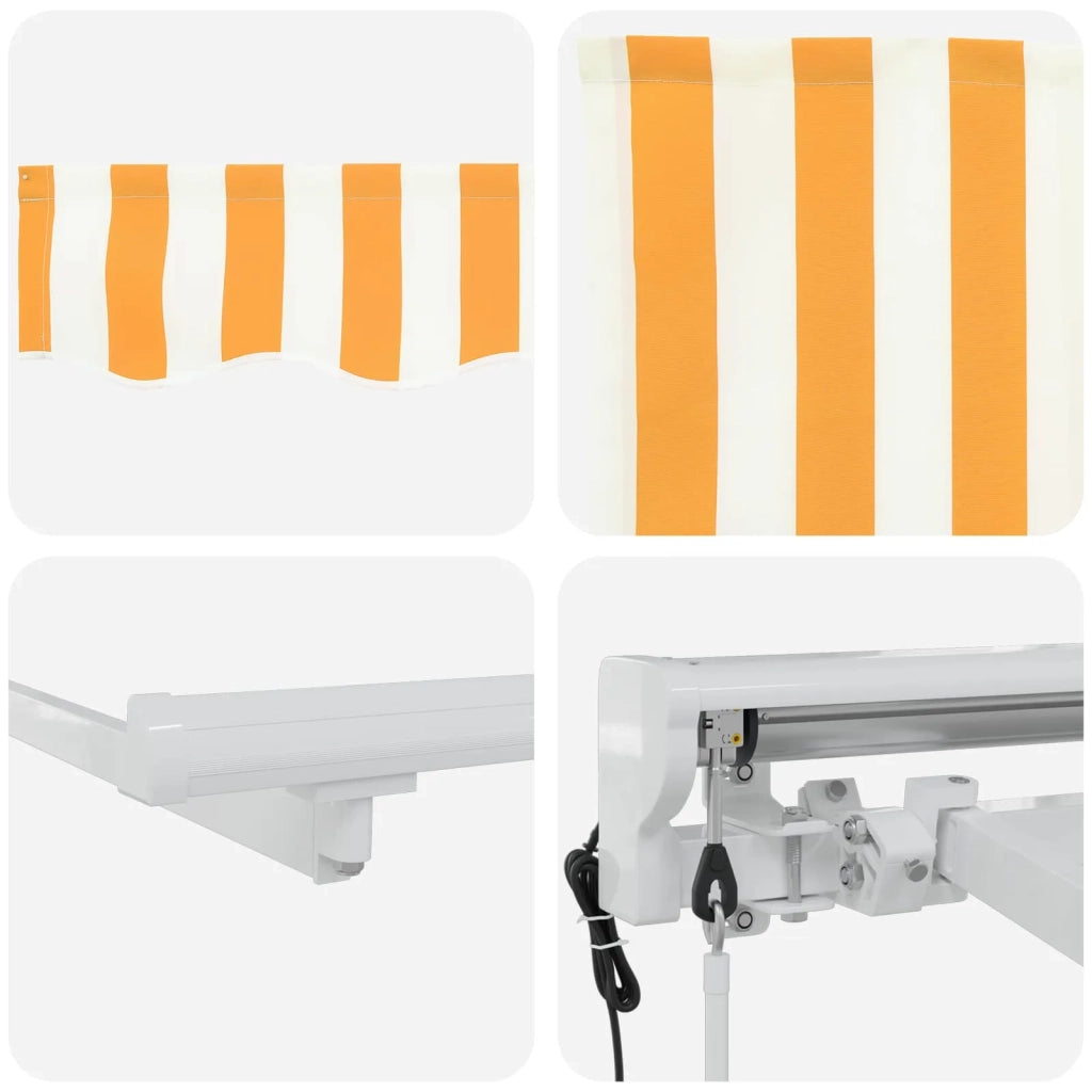 Tettuccio Elettrico Retrattile Giallo 4 × 3 m 3420992