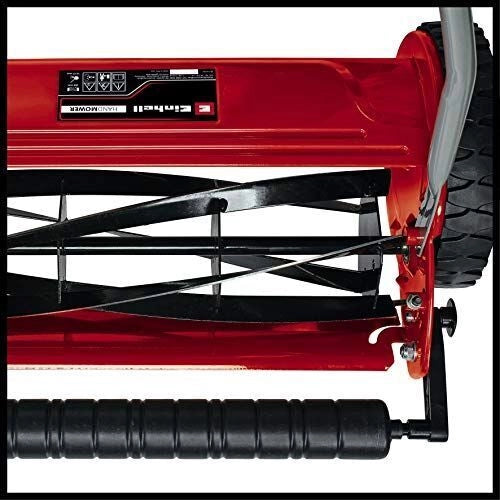 Einhell GC-HM 300 Tosaerba Manuale a Spinta 30 cm 5 Lame Superficie 150 m² Cestello 16 L colore Nero Rosso