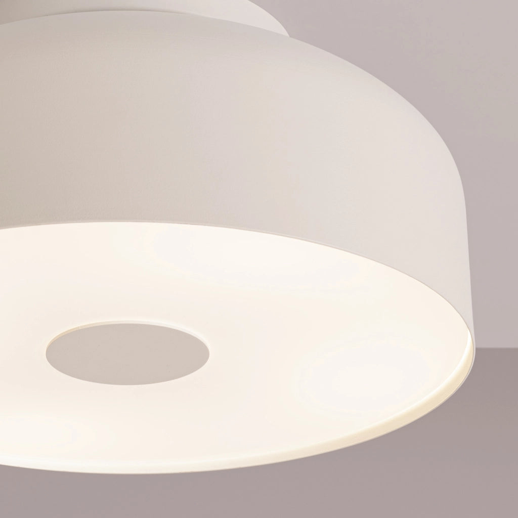 Plafoniera moderna beige rotonda Ø30 4xE27 TEKNAR