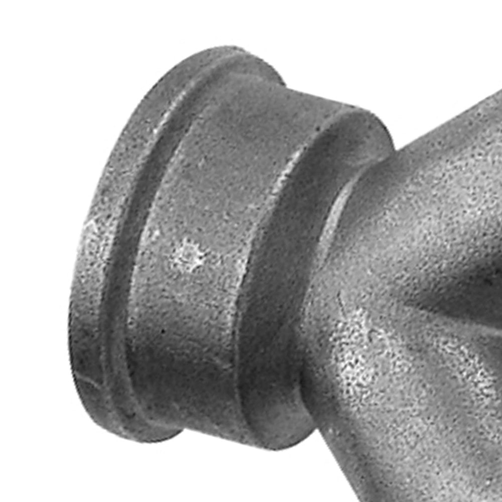 Raccordo a y in ottone cromato