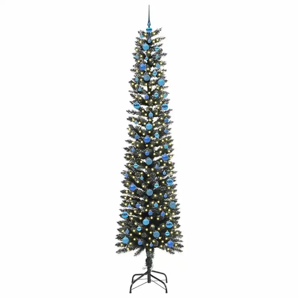 Albero di Natale | Decorazioni natalizie artificiale con 300 LED Verde 240 cm
