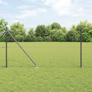 Palo della recinzione Grigio 50 x 1,4 m (maglia da 50 mm)