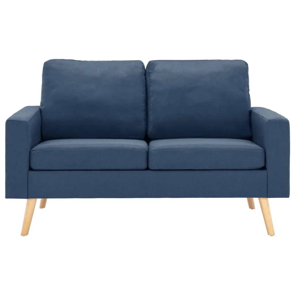 Set Divani 2 pz in Tessuto Blu 3056618