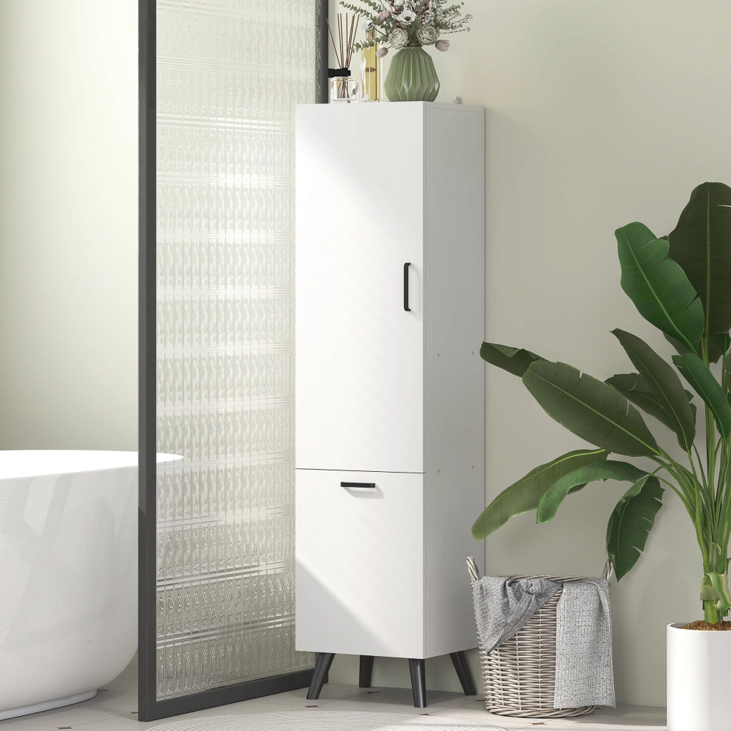 Armadio Bagno ¨C Minimal ¨C Bianco 35x31,5x144 cm