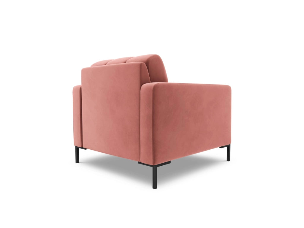Cosmopolitan Design - Poltrona "Bali" in velluto rosa 