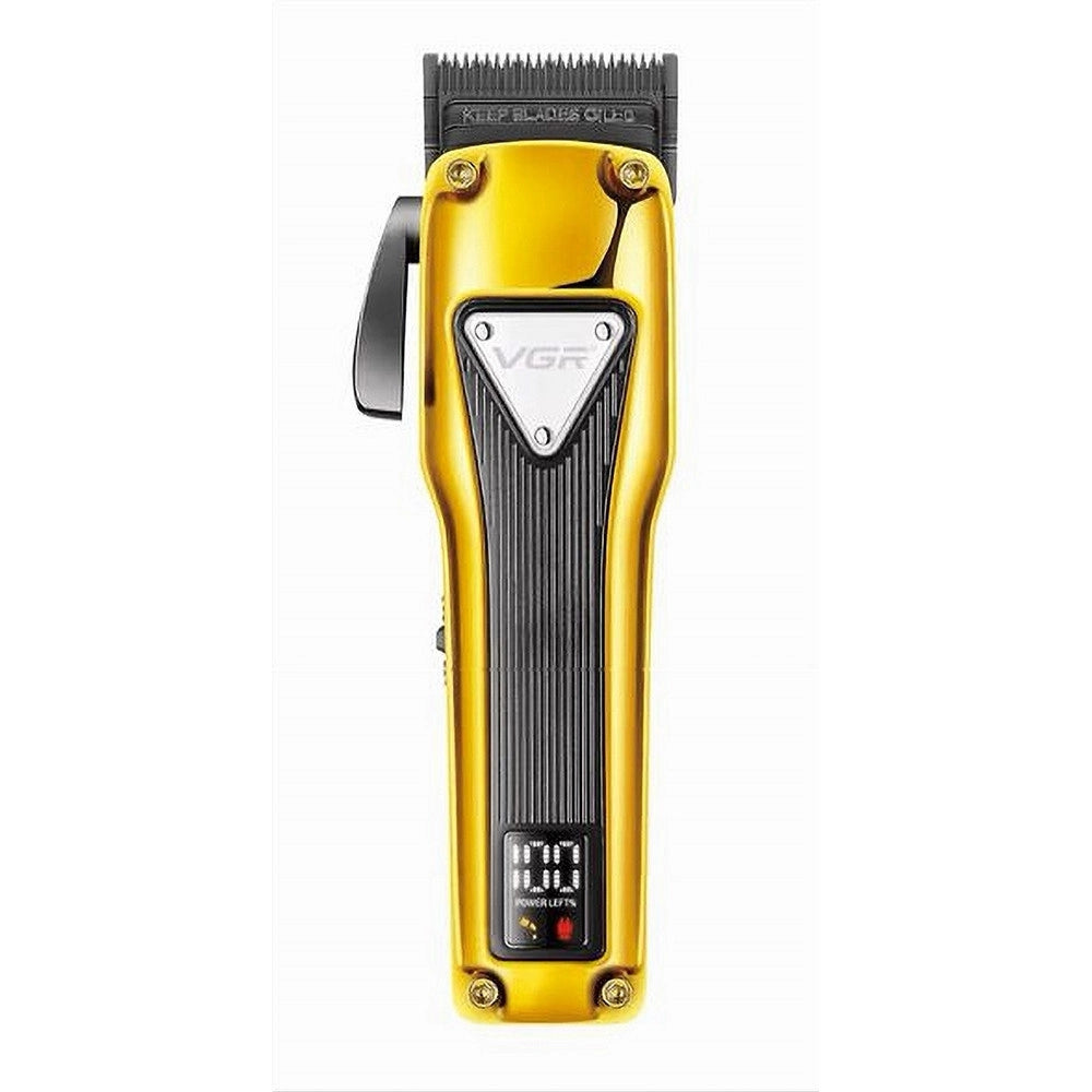 Tagliacapelli Professionale In Metallo A Batteria Display Digitale Usb Vgr V137