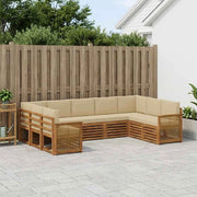 Set di divani da esterno 7 pz Naturale 3384839