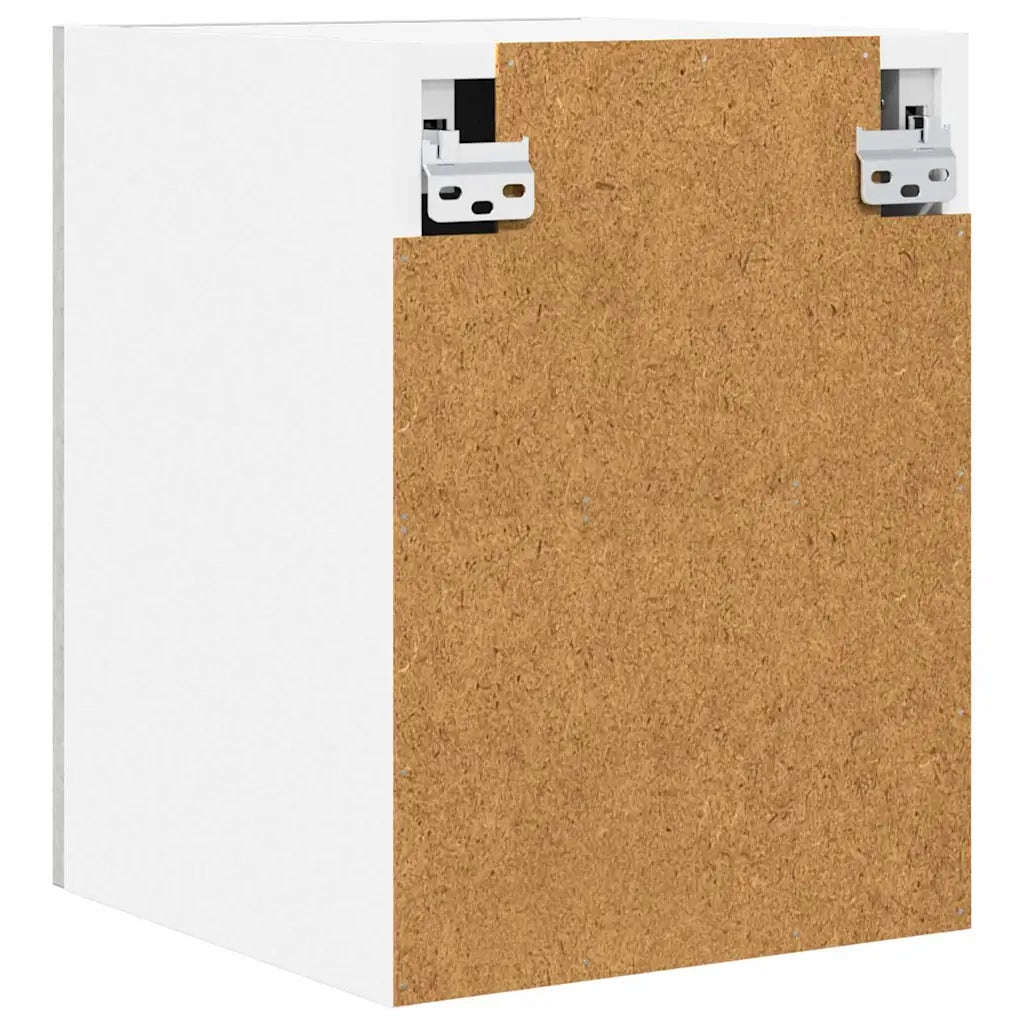 Armadio pensile 2 pcs Grigio Cemento e Bianco 30 x 31 x 40 cm 884121
