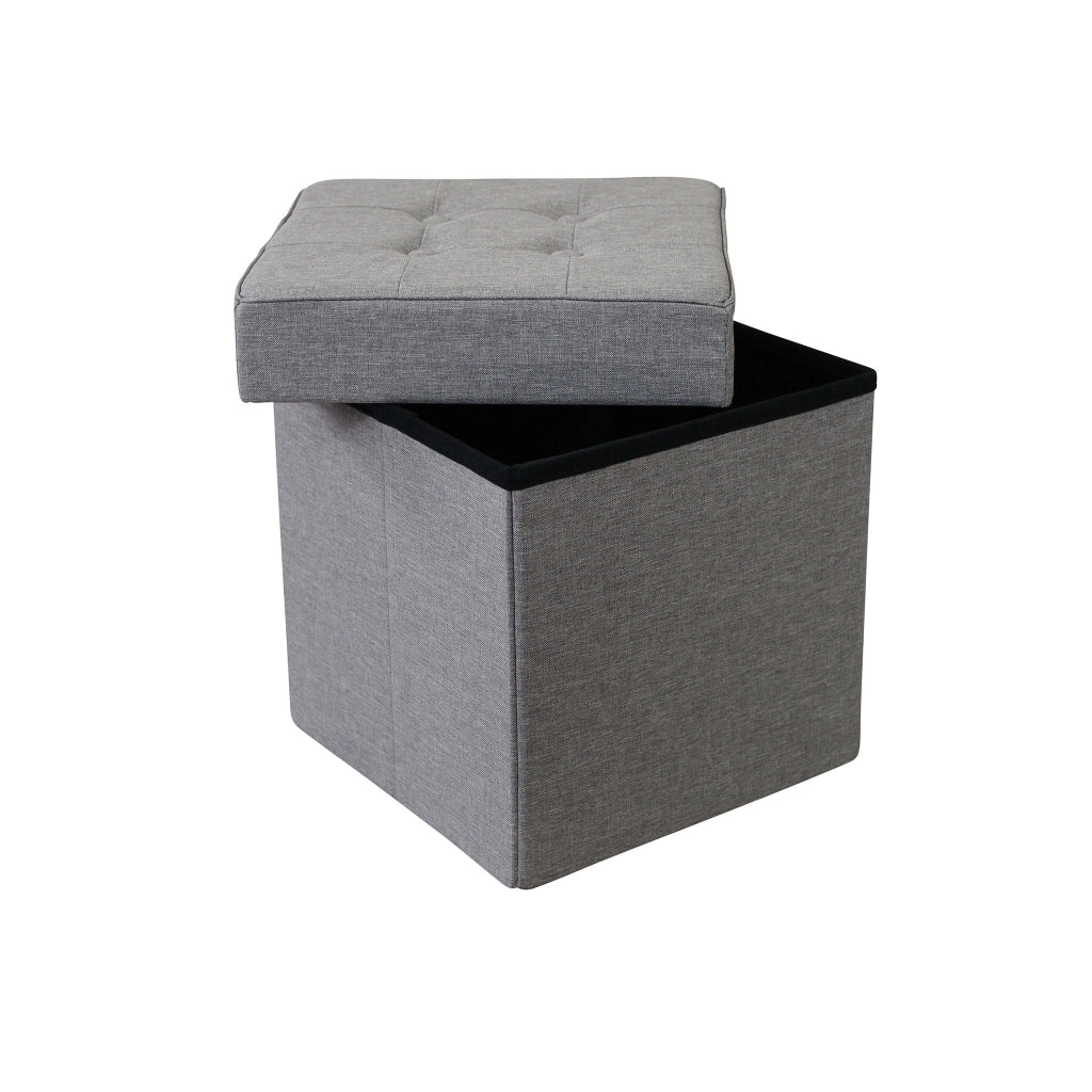 Pouf contenitore in stoffa - STOFFY