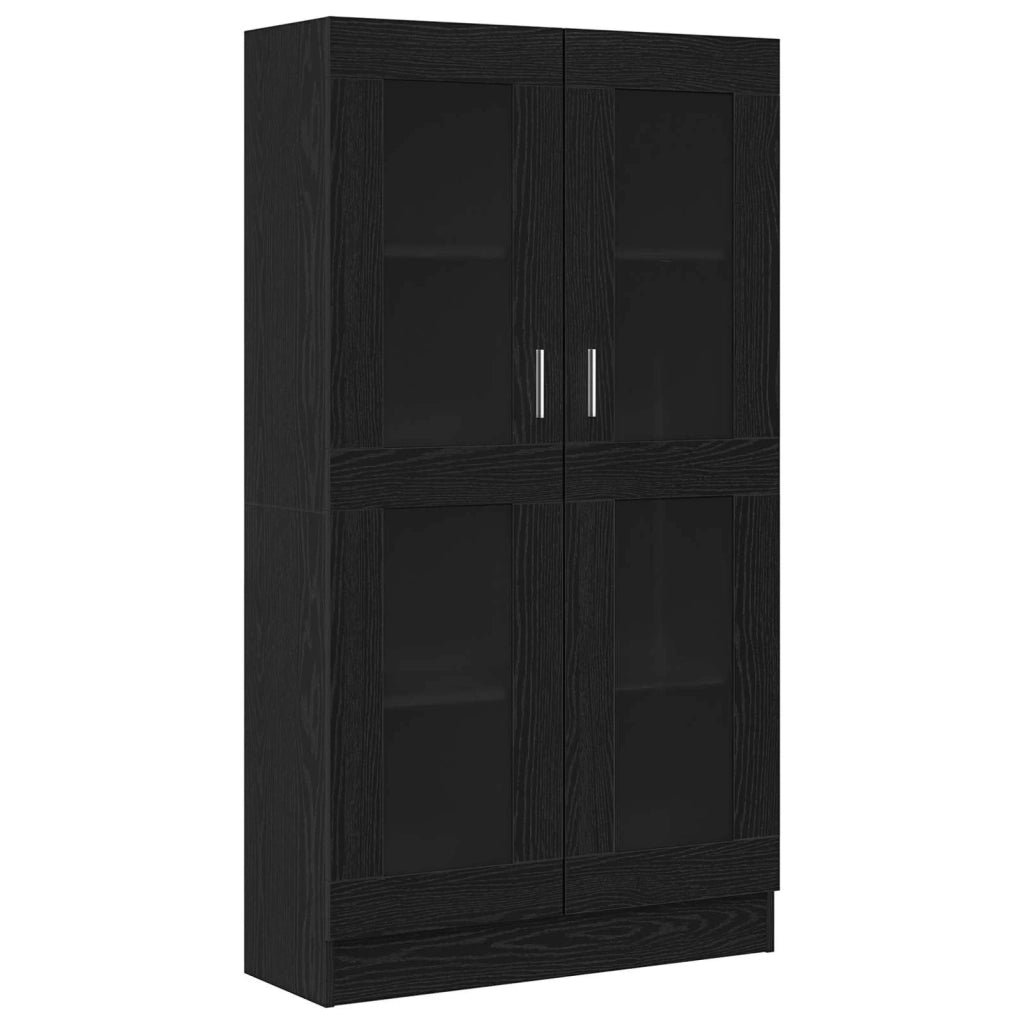 Armadio per Libri Rovere Nero 82,5 x 30,5 x 150 cm 3329276