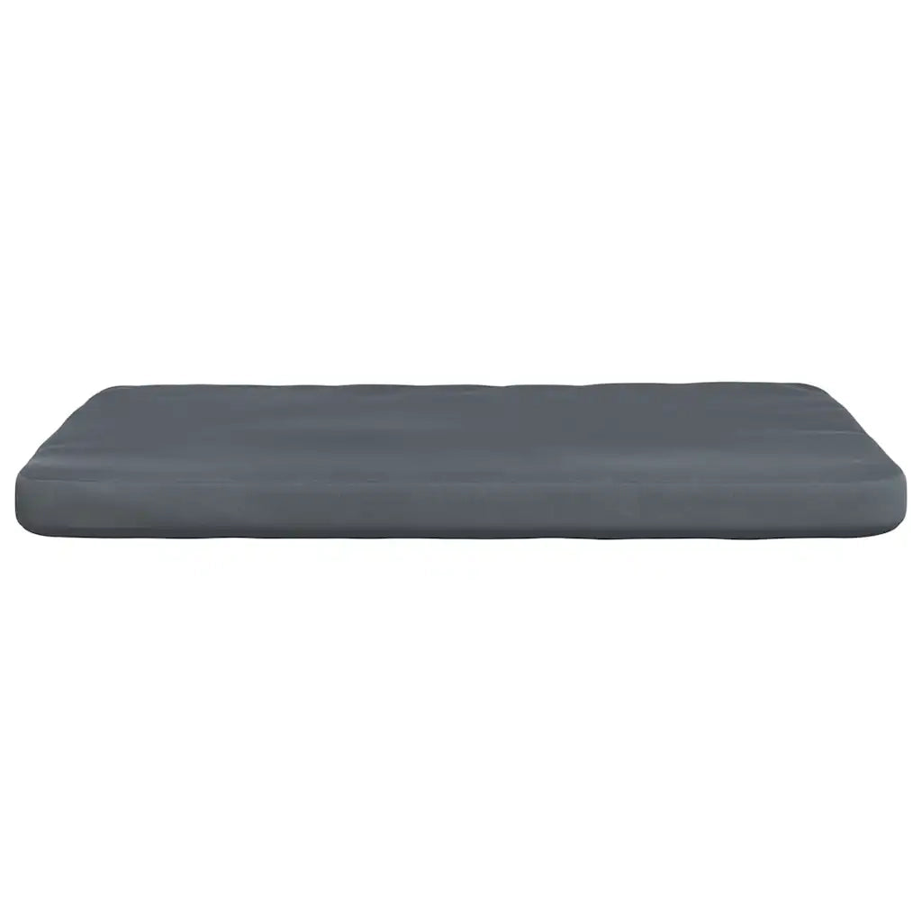Cuscini per Seduta 4 pcs Grigio scuro 40 x 40 x 3 cm Velluto 42015207