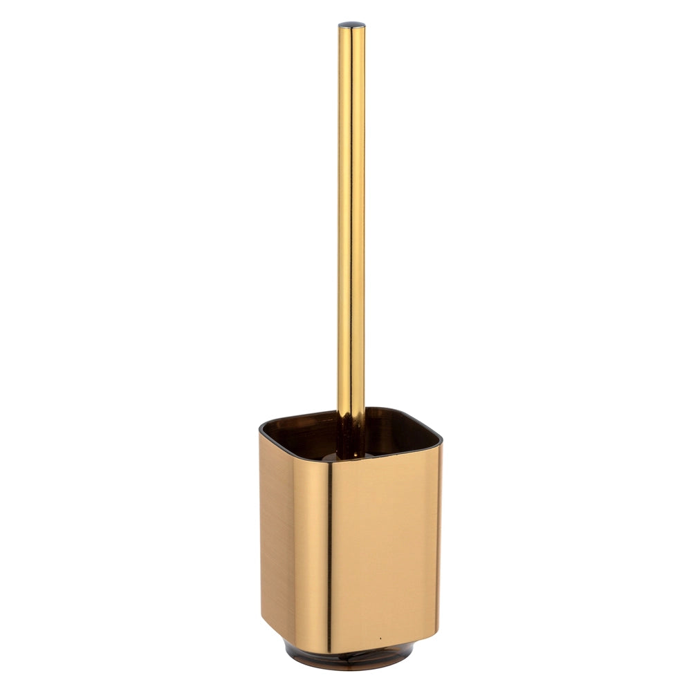 Set accessori bagno 3 pezzi color oro satinato e nero Lumina