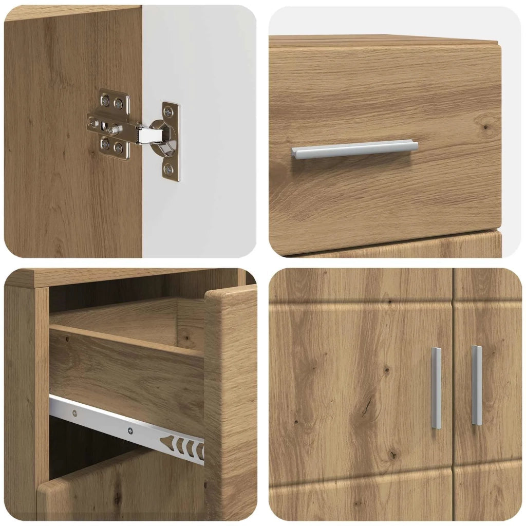 Armadio in Legno Rovere artigianale 88,5 x 30,5 x 73 cm 880290