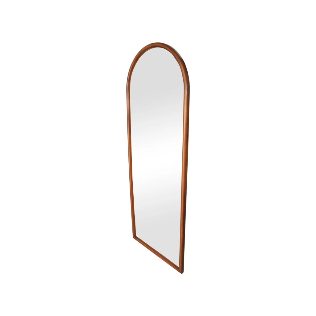 Specchio arco legno di pino, noce