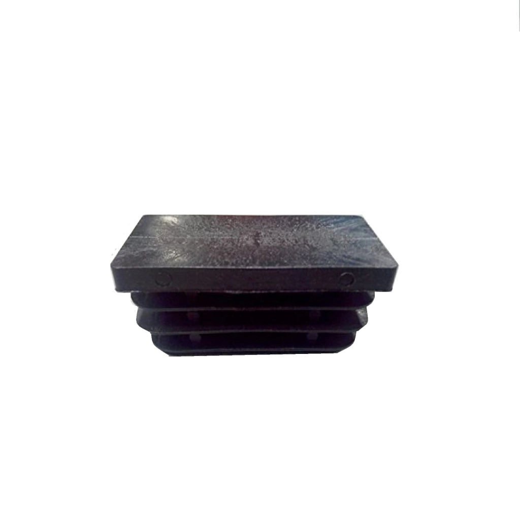 Tappo alettato rettangolare plastica 4pz + misure puntali gommino interno sedia 30 X 40