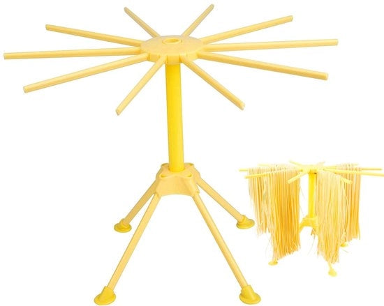 Spazzola per spaghetti pieghevole - Giallo - Materiale food safe - 1 pezzo