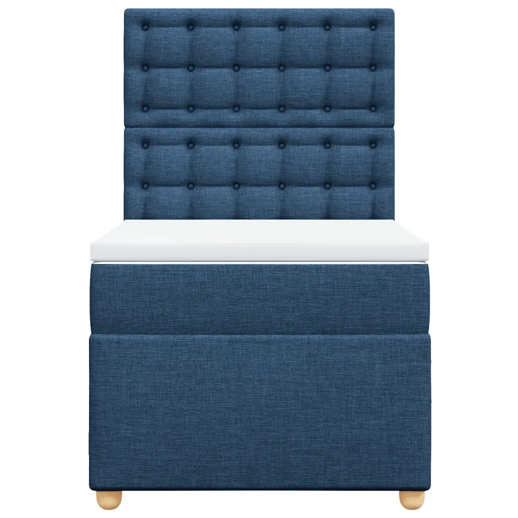 Giroletto a Molle con Materasso Blu 80x200 cm inTessuto 3291127