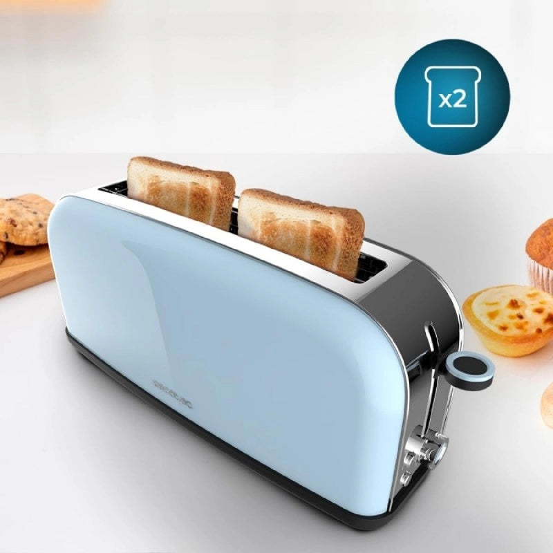 CECOTEC 04817 - Tostapane Toastin' time 850 Blue Long