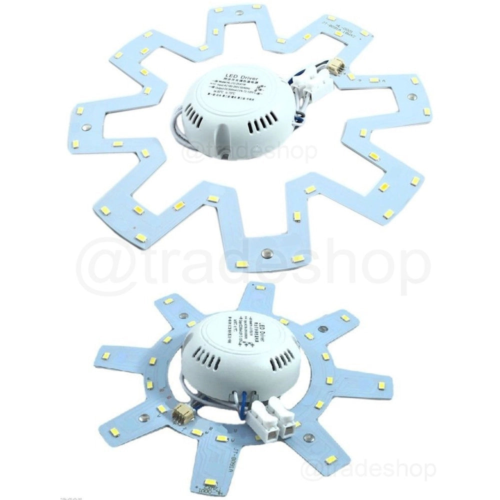 Trade Shop - Kit Smd Led Pannello Luce 12w 18w 20w 22w Conversione Plafoniera Vecchio Neon -