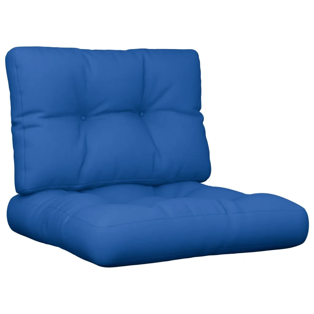 Cuscini per Pallet 2 pz | Cuscini per sedie Blu Reale in Tessuto