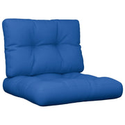 Cuscini per Pallet 2 pz | Cuscini per sedie Blu Reale in Tessuto