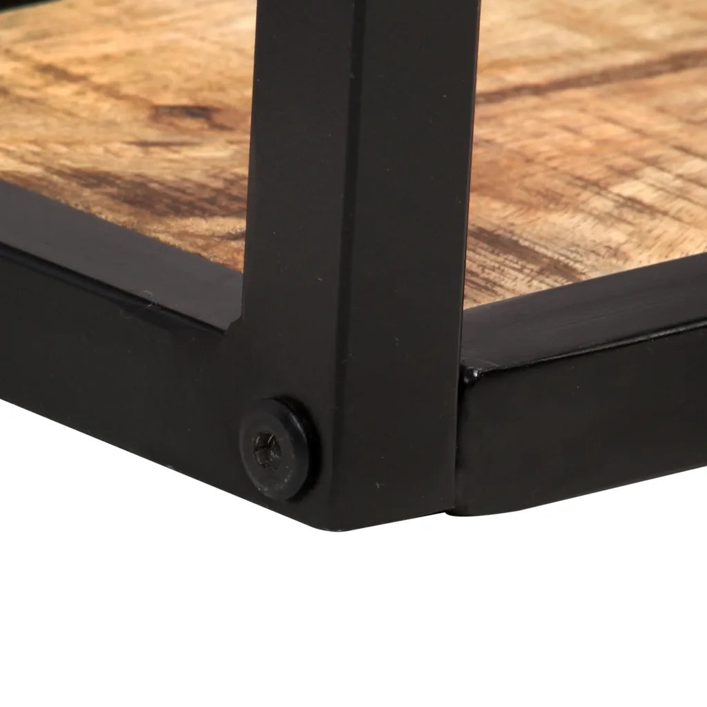 Mensole a Muro 2 pz 160 cm in Legno di Mango Grezzo 320676