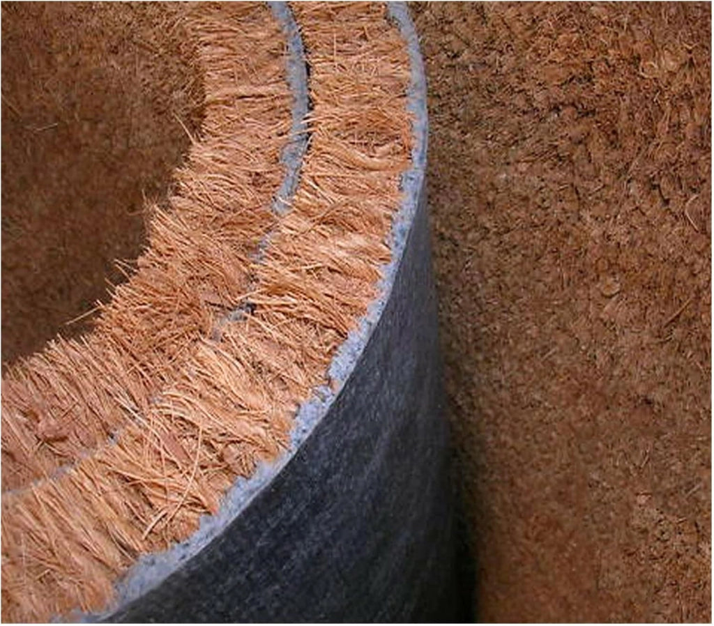 Zerbino Cocco Ingresso Naturale 100x100 cm Antiscivolo Robusto Esterno Porta Entrata