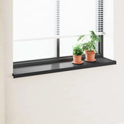 Soglia della Finestra Nero con Venature del Legno PVC 42046866