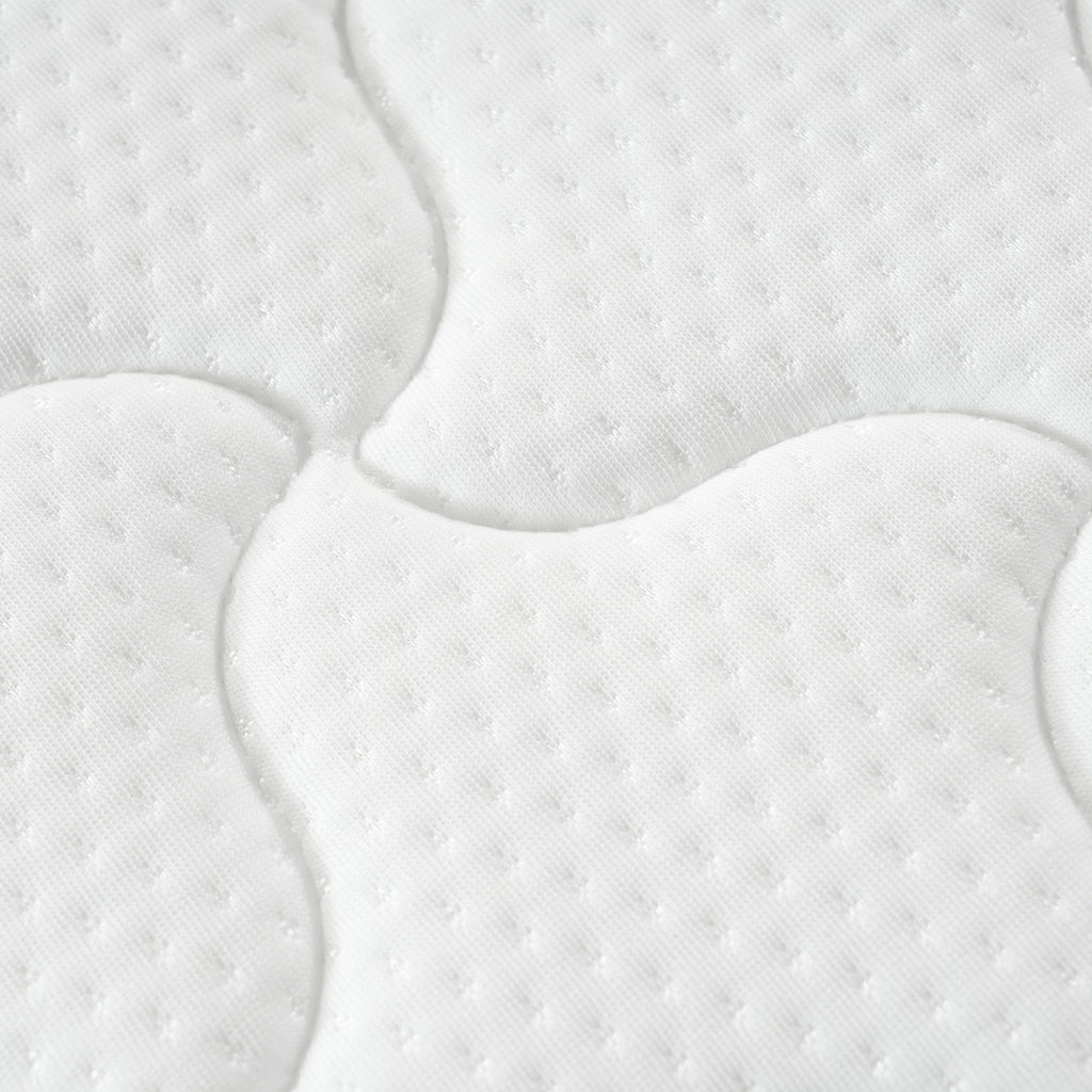 Materasso a molle insacchettate ergonomico bianco 90x190 cm
