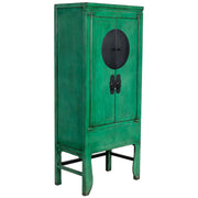 Armadio in legno verde 84x50x194h cm