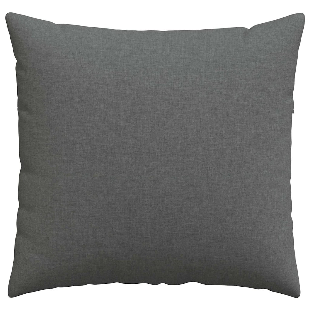 Cuscini da Divano 2 pcs Grigio scuro 50 x 50 cm Tessuto 42013955