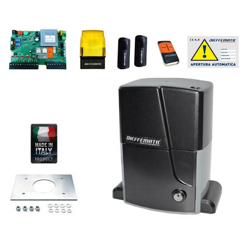 KIT AUTOMAZIONE K20 SCORREVOLE COMPATIBILE CON BENINCA' CAME TAU FADINI GIBIDI