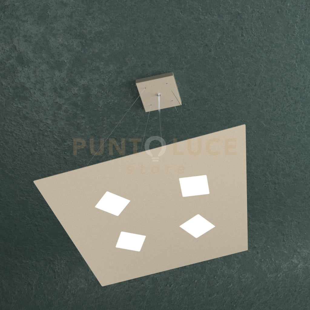 NOTE SOSPENSIONE 4+2 LUCI BIEMISSIONE LUCI SABBIA 1140-S4+2-SA