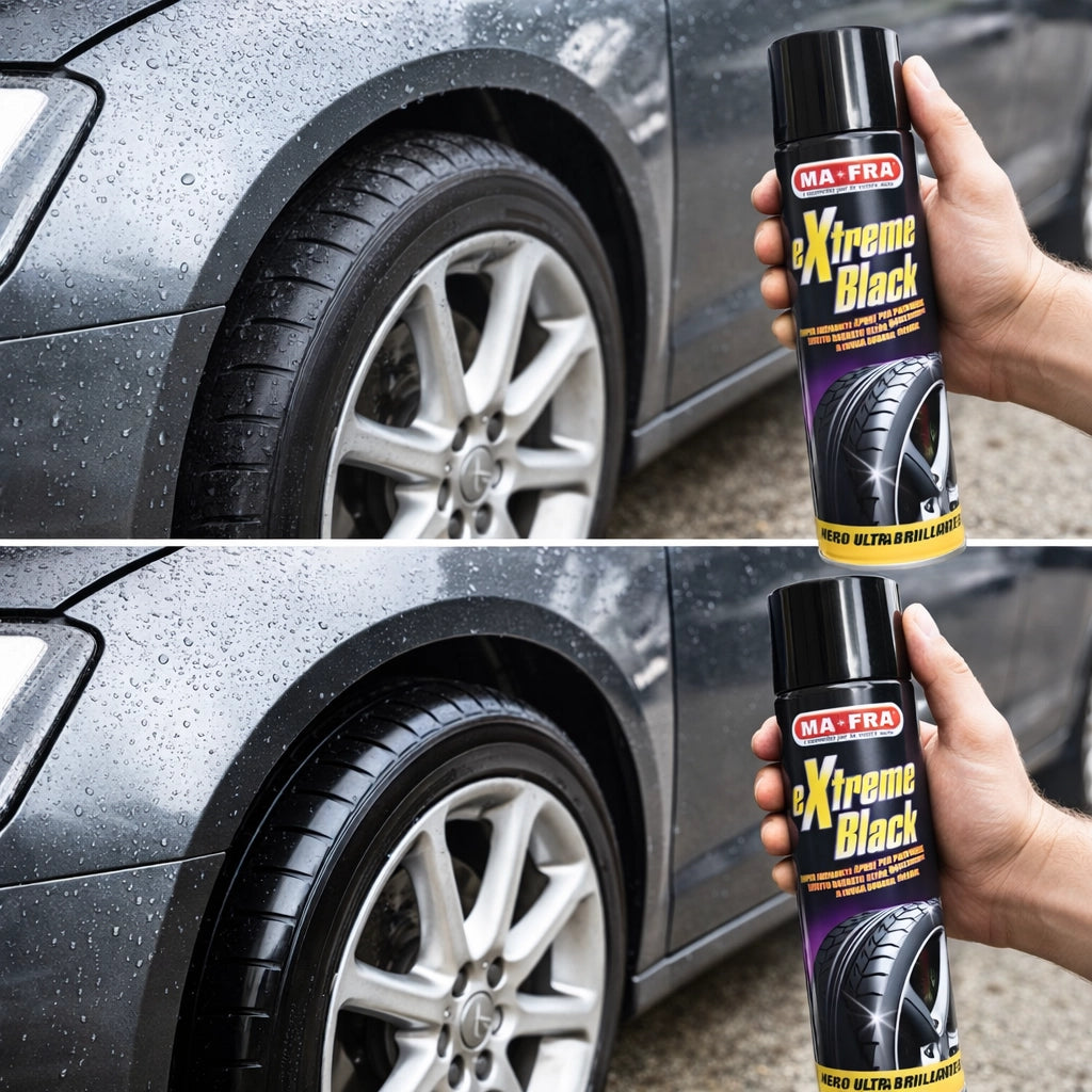 Extreme black nero gomme effetto bagnato lunga durata 500 ml