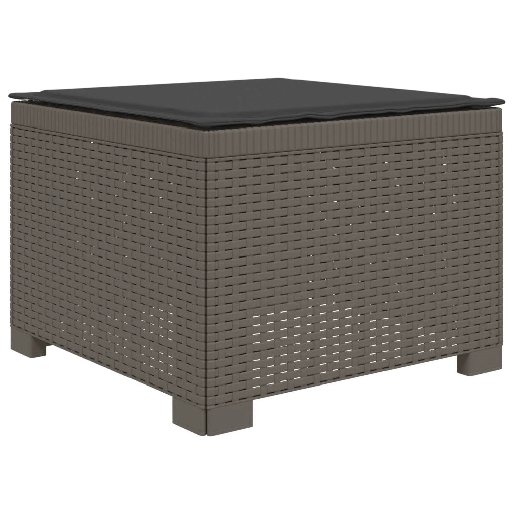 Divano da esterno-Divano da Giardino 3 posti con cuscini in look rattan PP 467811