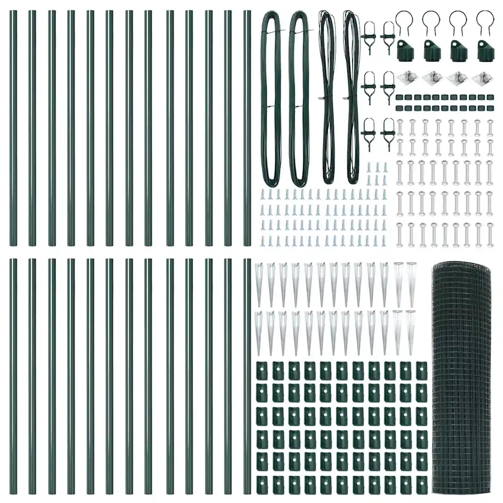 Palo della recinzione Verde 50 x 0,5 m (rete mesh 19 x 19 mm)