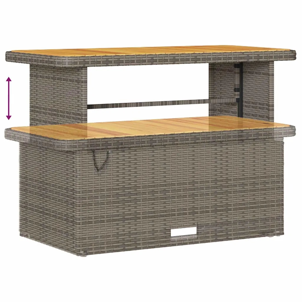 Set Divano da Giardino con cuscino 9 pcs Grigio 3364483