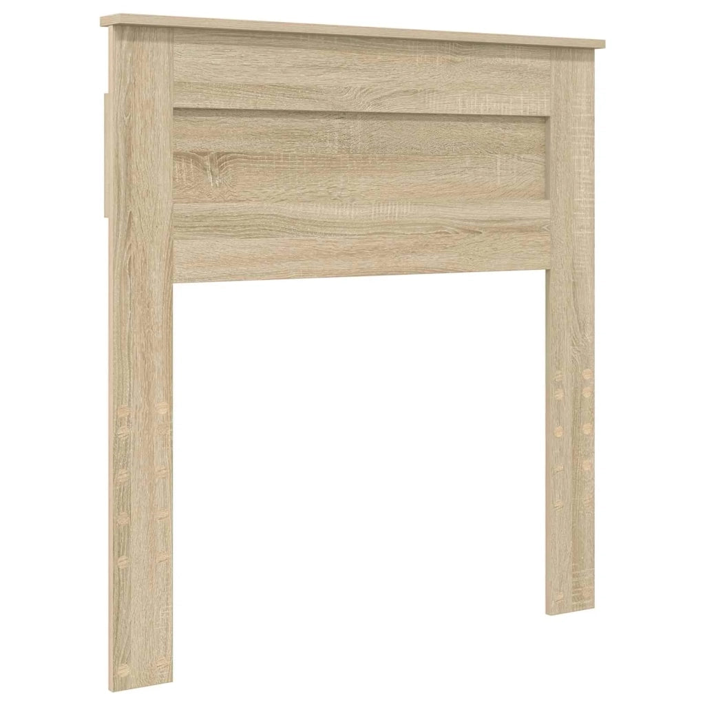 Struttura del letto con testiera Rovere Sonoma 100 x 200 cm 3410021