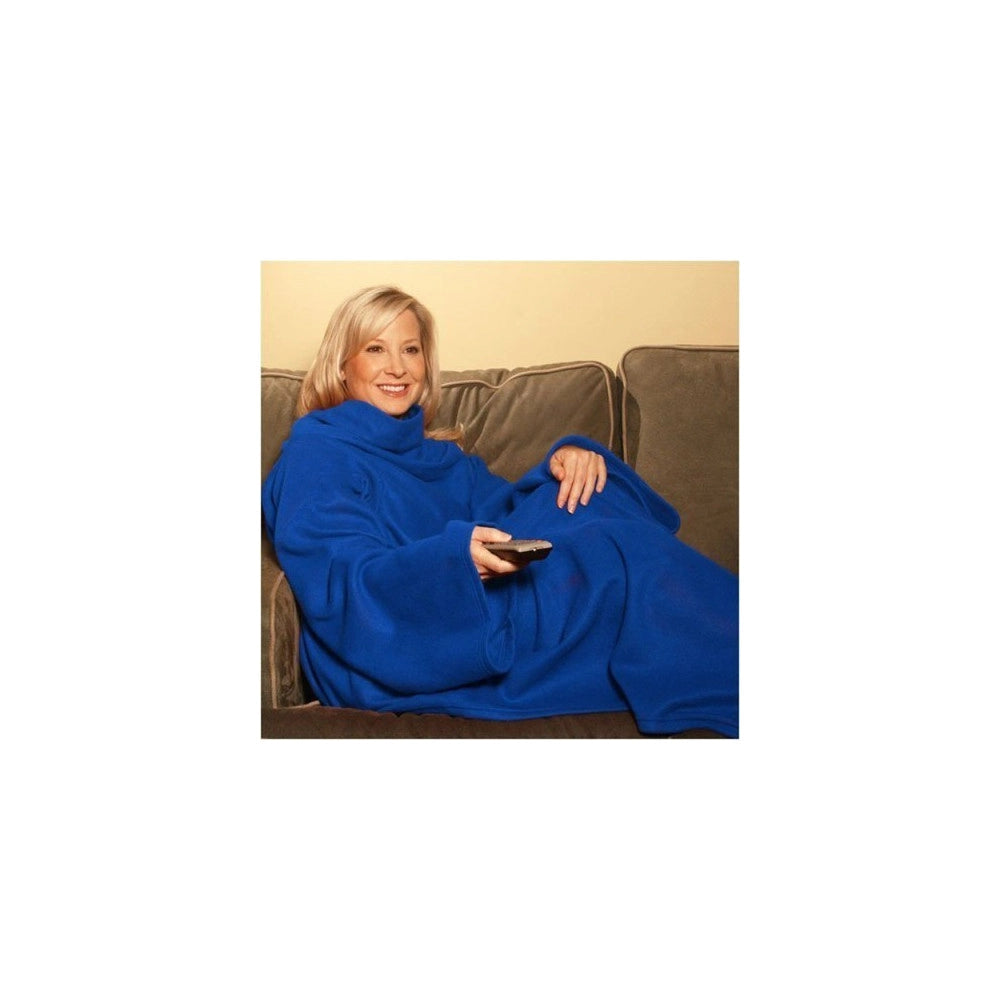 Trade Shop - Coperta Con Maniche Plaid Caldo Inverno Unisex Uomo Donna Soffice Casa -