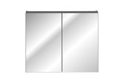 Mobile con specchio 80 cm 2 ante Santa Fe Black 80 x 65 x 17 cm