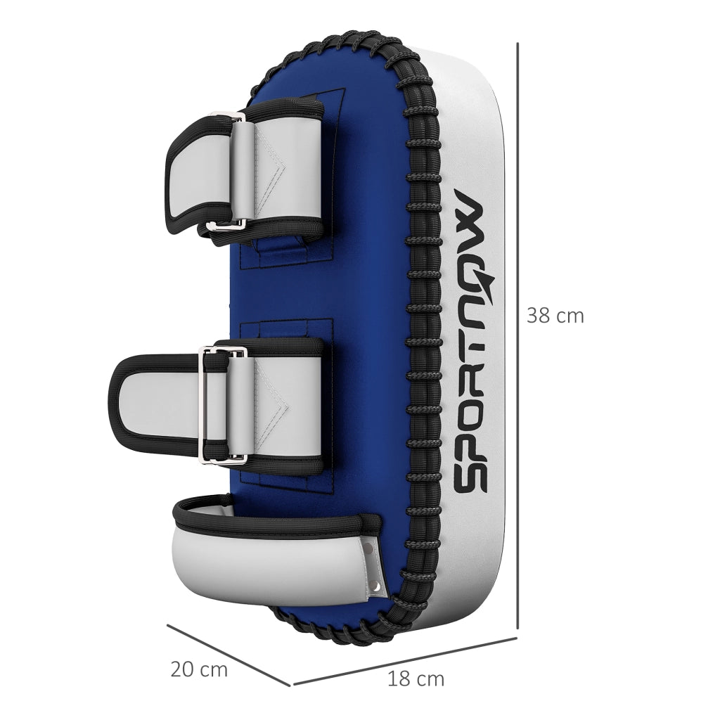 Pao da boxe imbottito per braccio ¨C Minimal ¨C blu 38x20x18 cm