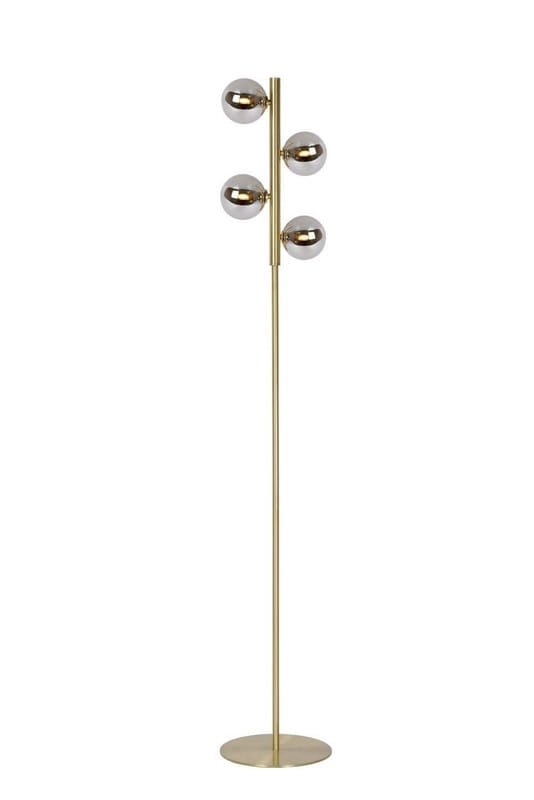 Lampada da terra Lucide Tycho oro 154 cm 4xG9 max 28W